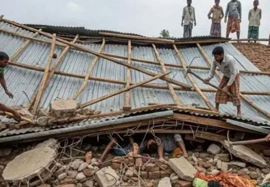 பீஹாரில் துயர சம்பவம்: கூரை இடிந்து விழுந்ததில் 5 பேர் பலி