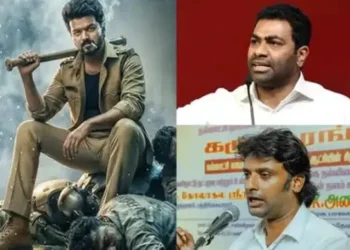 வினோஜ் பி.செல்வம் vs ஆதவ் அர்ஜுனா: “ஜனநாயகன்” படக்கசிவு விவகாரத்தில் புதிய சர்ச்சை!