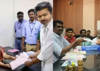 விஜய் பெரம்பூர் தொகுதிக்கான வேட்புமனுவில் தவறு செய்திருந்தாலும்! அவரது வேட்புமனு ரத்தாகாதாமே! ஏன்?